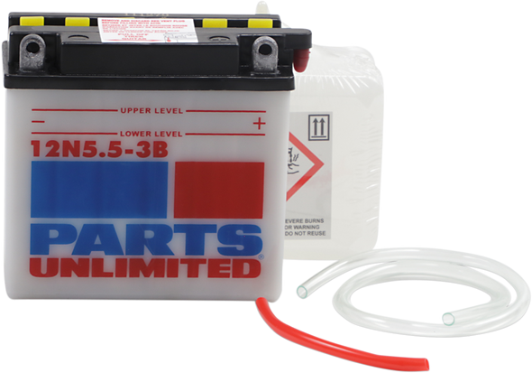 Parts Unlimited Battery - 12N5.5-3B