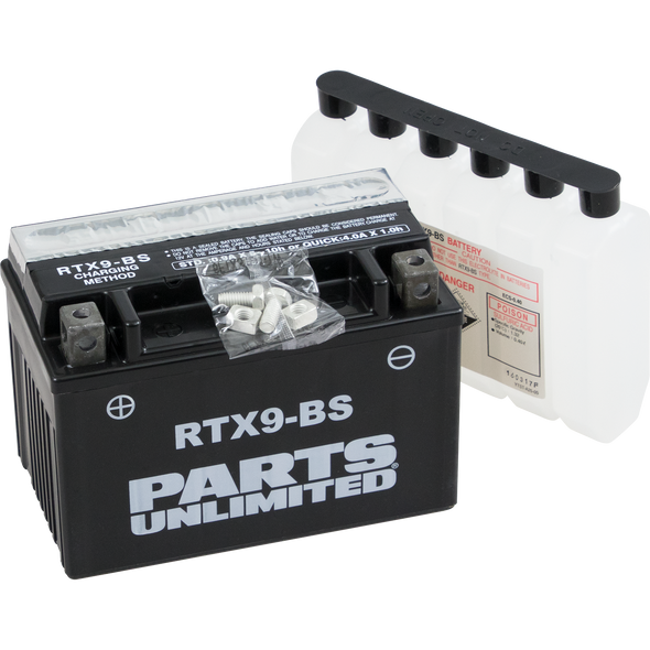 Parts Unlimited Agm Battery - Rtx9-Bs .40 L