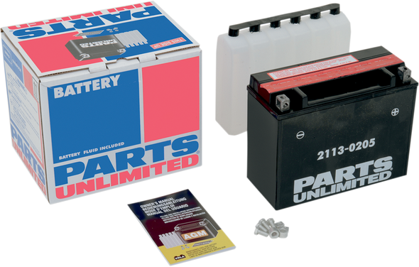 Parts Unlimited Agm Battery - Ytx24Hl-Bs