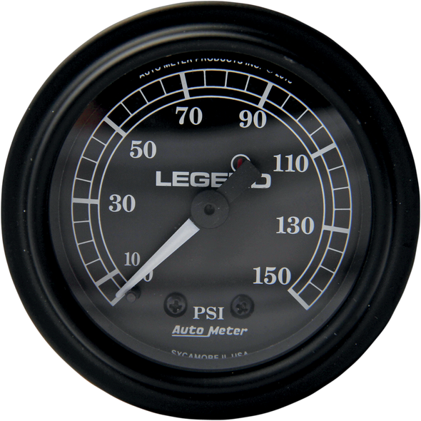 Legend Suspension Fairing Mounted Led Backlit Psi Gauges - Black 2212-0484