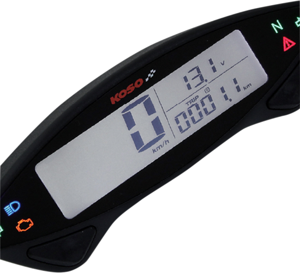 Koso North America Db Ex-02 Speedometer - 4.72" W X 0.91" H X 1.57" D Ba048001