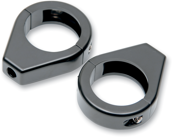 Drag Specialties Turn Signal - Clamp - 41Mm - Black