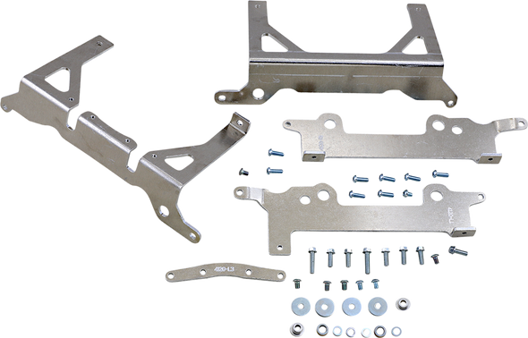 Moose Racing Radiator Braces- Silver- Beta 11-4120