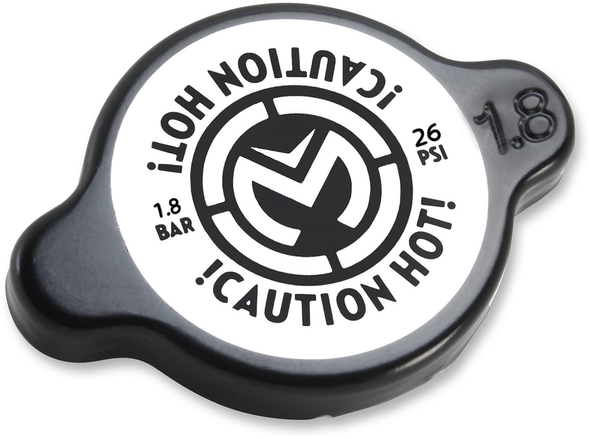 Moose Racing High Pressure Radiator Cap - Black - 1.8 Bar 212-1801