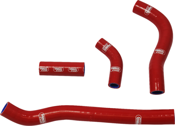 Oem Fit Radiator Hose Kit - Red - Honda Hon-126-Rd