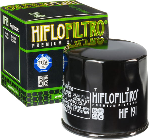 Hiflofiltro Oil Filter Hf191