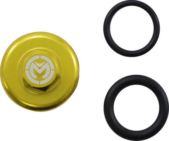 Moose Racing Oil Cap - Yellow - Suzuki T14-6302Y