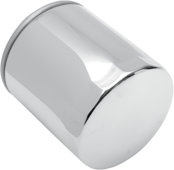 Drag Specialties Magnetic Ring Oil Filter - Chrome - 3-1/4"