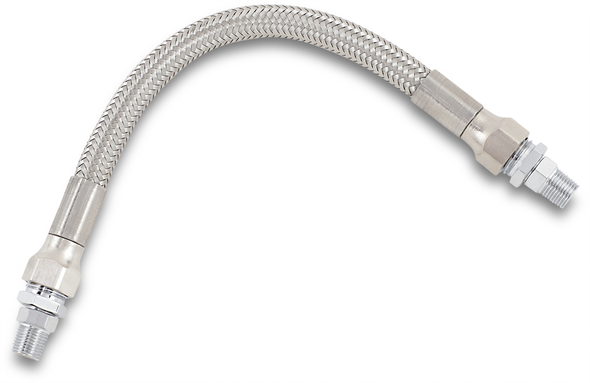 Drag Specialties Universal Oil Line - Stainless Steel - 8"