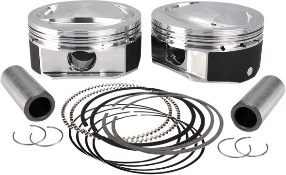 S&S Cycle High Compression Piston Kit - 110" Twin Cam Cvo Motor - Standard 920-0114