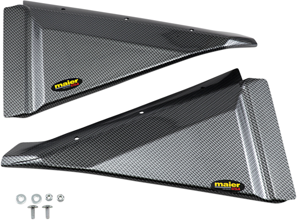 Maier Rear Fender Trim - Black Carbon Fiber-Look 19041-30