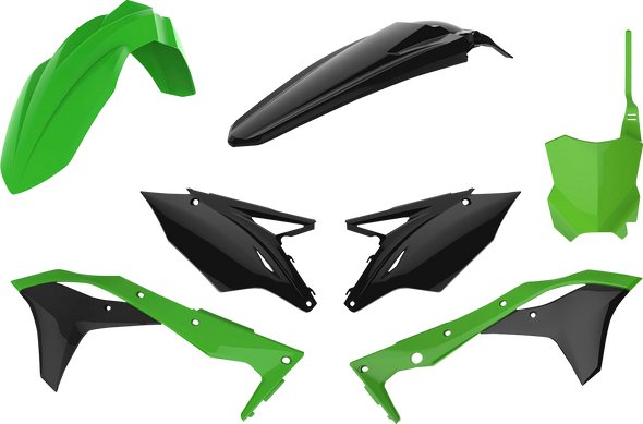 Polisport Body Kit - Complete - Green/Black - Kx 450F 90837
