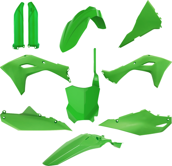 Body Kit - With Fork Guards - Oem Green - Kawasaki - Kx 250/450 F 91361