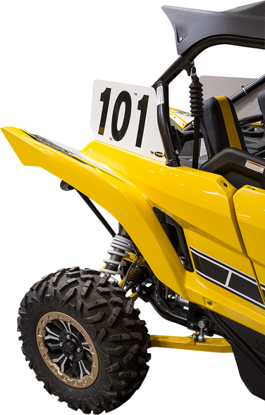 Maier Rear Number Plates - White 190421