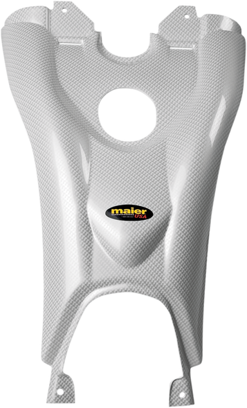 Maier Tank Cover - Yfm700R - White Carbon Fiber 19003-31