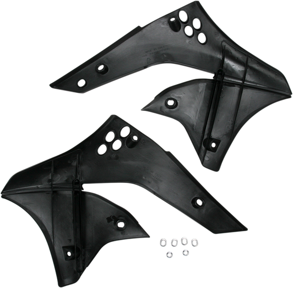 Acerbis Radiator Shrouds - Black 2043740001