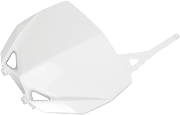 Acerbis Front Number Plate - White 2403030002