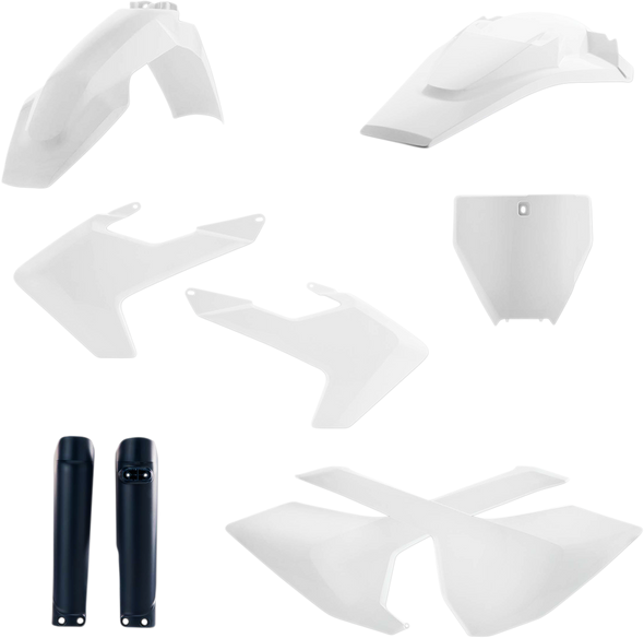 Acerbis Full Replacement Body Kit - Oem '17 White/Black 2462605569