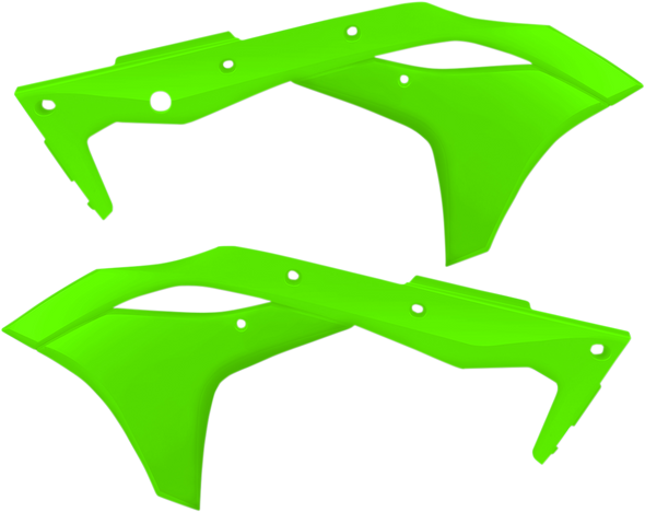 Acerbis Radiator Shrouds - Fluorescent Green 2630610235