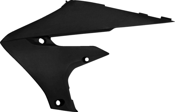 Acerbis Radiator Shrouds - Black/Metallic 2685877440