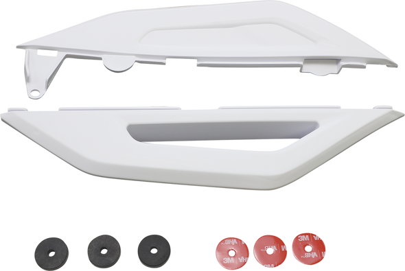 Acerbis Side Panels - White 2858880002