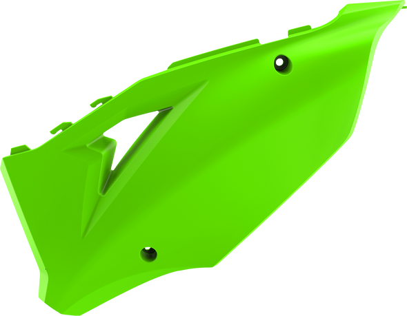 Polisport Side Panels - '20 Kx 450 Restyle - Lime Green - Kx125/250/450 8425900004