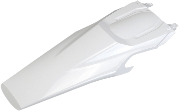 Ufo Mx Rear Fender - With Pins - White Hu03399040