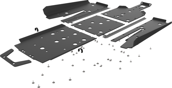 Seizmik Skid Plate - 2 Seat - Pro Xp - Pkg. 2 Of 2 76-10167Kit2