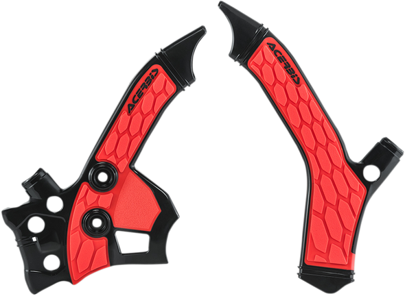 Acerbis X-Grip Frame Guards - Black/Red - Crf 250L 2726851042