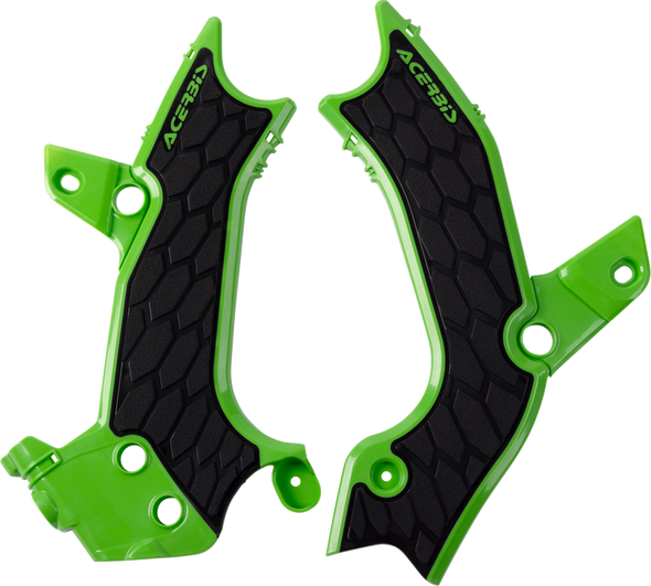 Acerbis X-Grip Frame Guards - Green/Black - Kx 450 2983671089