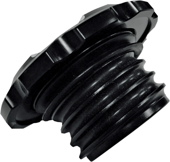 Joker Machine Gas Cap - Smooth - Black - Harley-Davidson 10-442B Joker Machine Gas Cap - Smooth - Black - Harley-Davidson 10-442B