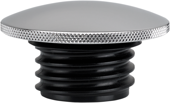 Joker Machine Gas Cap - Knurled - Chrome - Harley-Davidson 10-444C