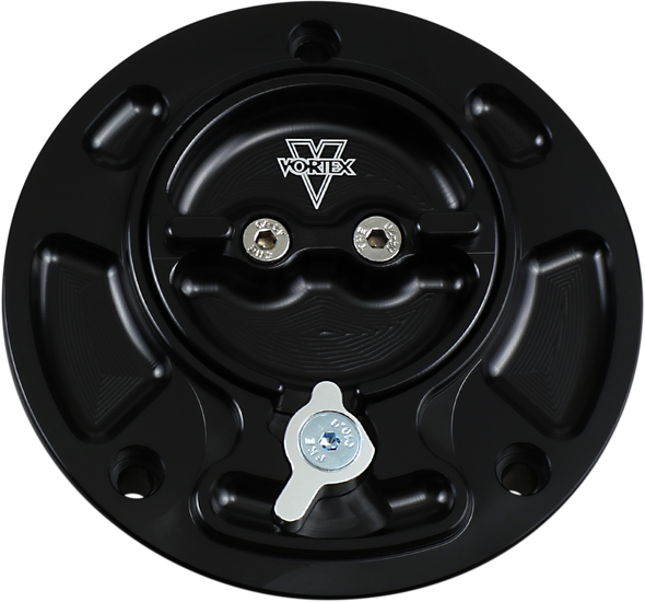 Vortex V3 Fuel Cap - Black - Suzuki Gc510K