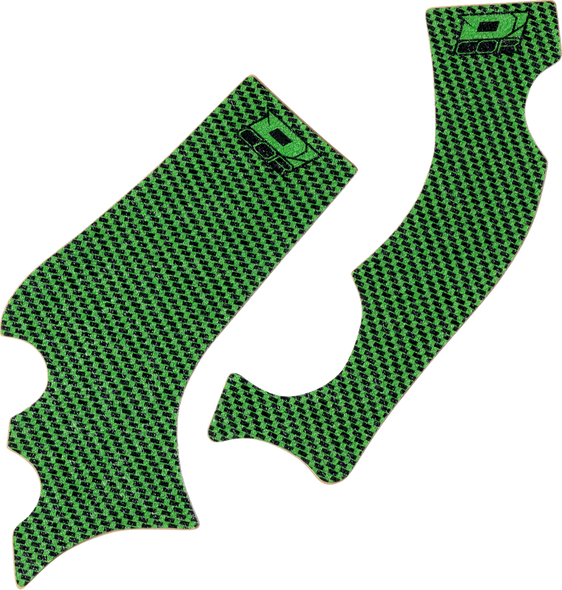 D'Cor Visuals Frame Grip Tape - Green/Black - Kawasaki Kx 450 16-20-112