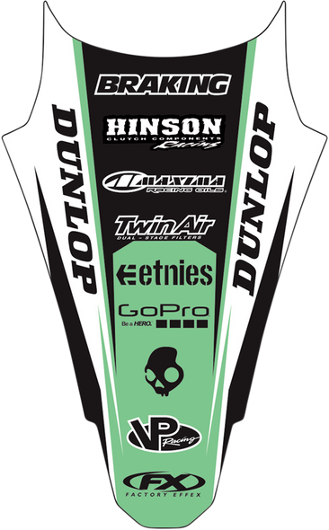 Factory Effex Rear Fender Graphic - Kx 250F/450F 19-32130