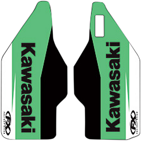 Factory Effex Fork Guard Graphic - Kawasaki Kx 19-40116