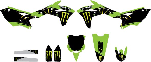 D'Cor Visuals Graphic Kit - Monster - Slash 20-20-134