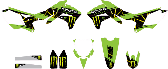 D'Cor Visuals Graphic Kit - Monster - Slash 20-20-135
