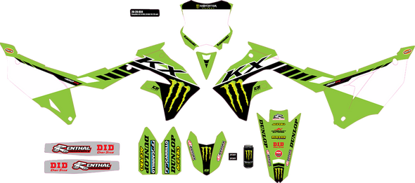 D'Cor Visuals Graphic Kit - Monster Energy 20-20-804