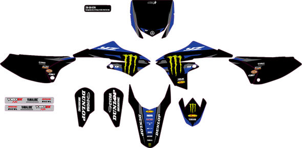 D'Cor Visuals Graphic Kit - Monster Energy - Star 20-50-074