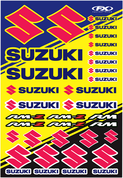 Factory Effex Decal Kit - Suzuki 22-68430