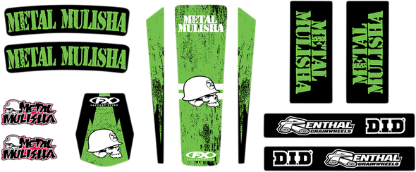 Factory Effex Trim Kit Graphic - Metal Mulisha - Kawasaki 23-50160