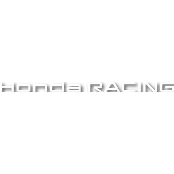 Die-Cut Decal - 3' - Honda Racing White 28-94308