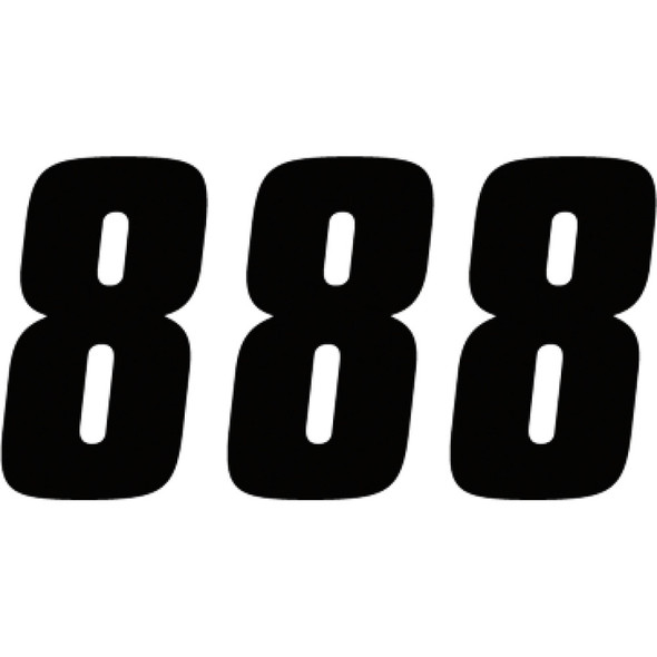 Factory Effex Fx Factory Number 8 - Black - 6" 08-90048