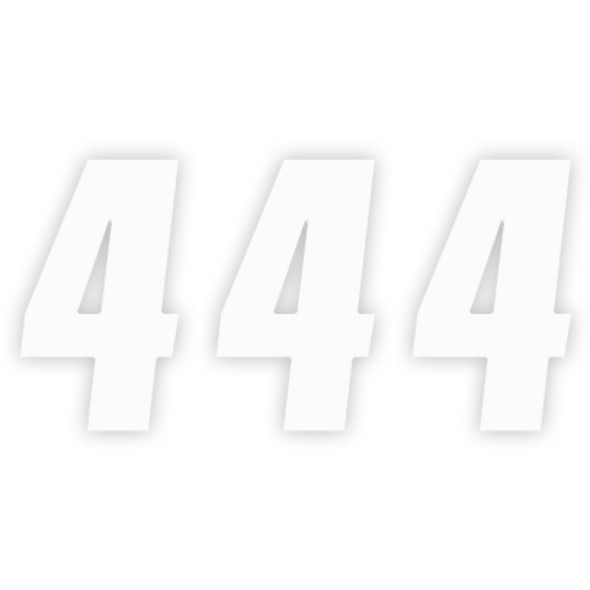 Factory Effex Fx Factory Number 4 - White - 6" 08-90054