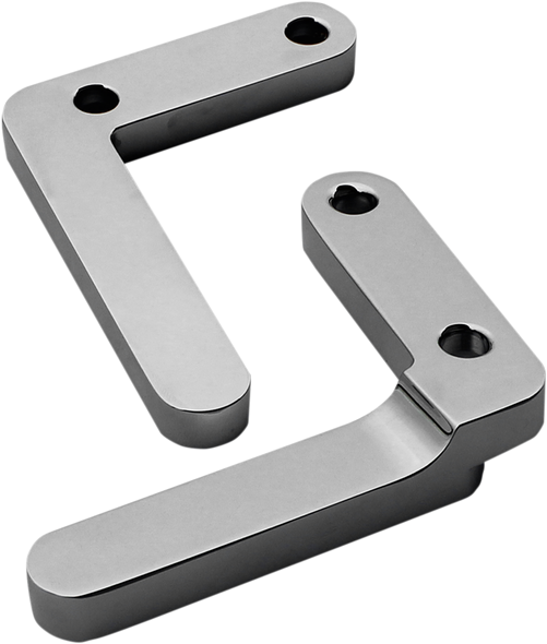 Klock Werks Front Fender Mounting Blocks - Satin Kwfs-02-0410-C