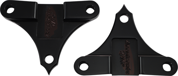 Accutronix Hot Legs/Bagger Legs Fender Spacers - Black - 0.4375" Spacer - For 6-3/8" Width Fender Tfs49-Nf7/16B