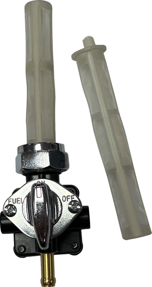 Drag Specialties Petcock - Vacuum - Downward Outlet - Black