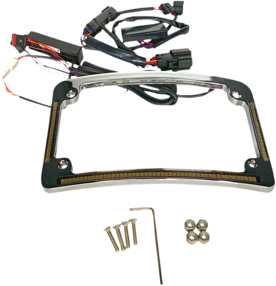 Custom Dynamics All In One License Plate Frame - Chrome Tf05-Bcm-C
