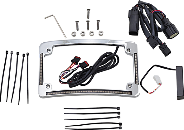 Custom Dynamics All In One License Plate Frame - Chrome Tf05-Ss6-C